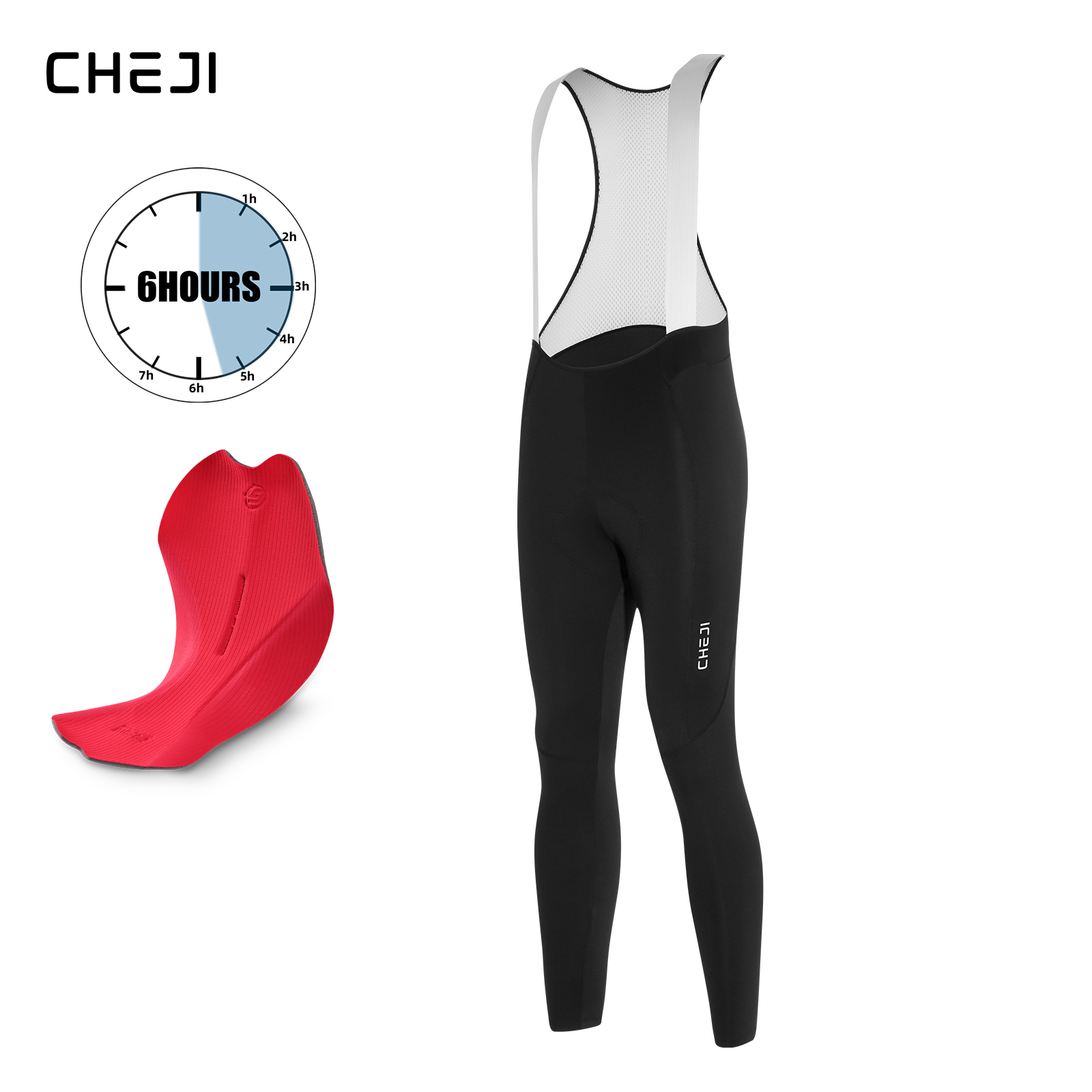 Compression Long Pant - กางเกงปั่นจักรยานขายาวสำหรับผู้ชาย Cheji ระบายอากาศได้ดี กระชับสบายขณะปั่น