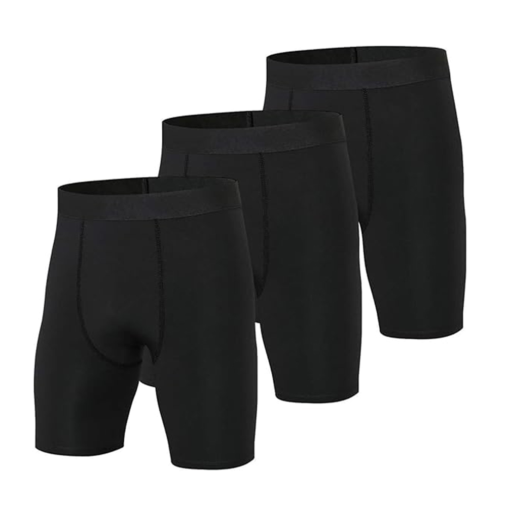 Compression Shorts Athletes - กางเกงขาสั้นอัด3แพ็กสำหรับผู้ชายกางเกงบาสเก็ตบอลสำหรับวิ่งออกกำลังกายกางเกงชั้นในนักมวยฟิตเนส