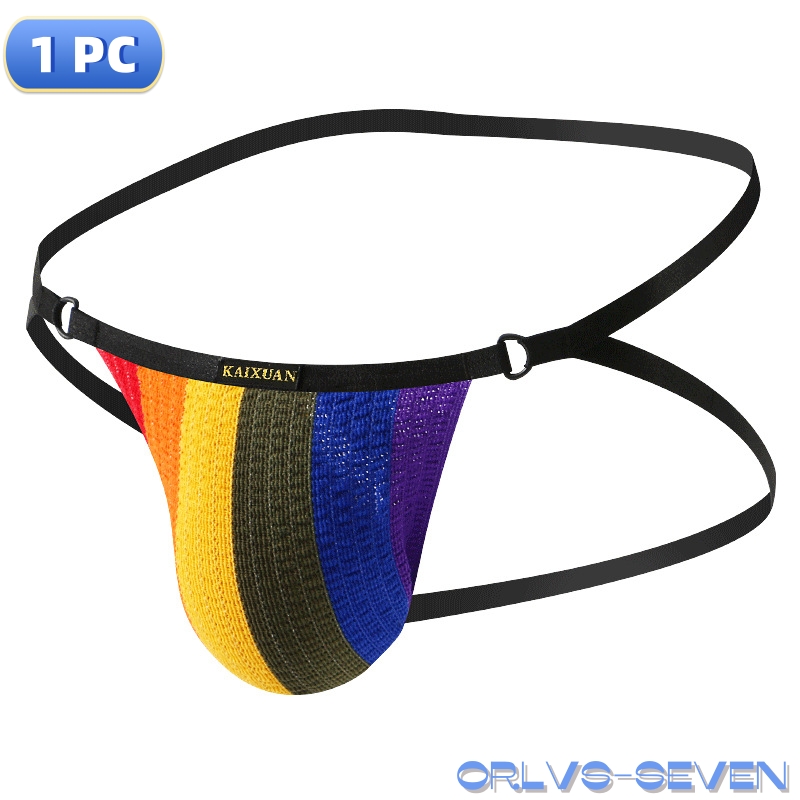 Jockstrap Athletic - แฟชั่นผู้ชายชุดชั้นในเกย์ต่ําเอว Jockstrap Sissy ตลกบางสายรัดถัก Thongs Homme