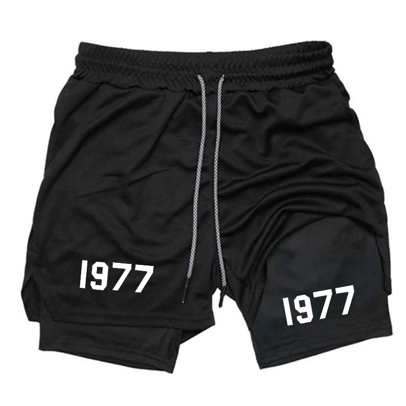 Compression Shorts Athletes - กางเกงกีฬา 2-in-1 สำหรับออกกำลังกายผู้ชาย ยืดหยุ่น กระชับ เหมาะสำหรับวิ่ง