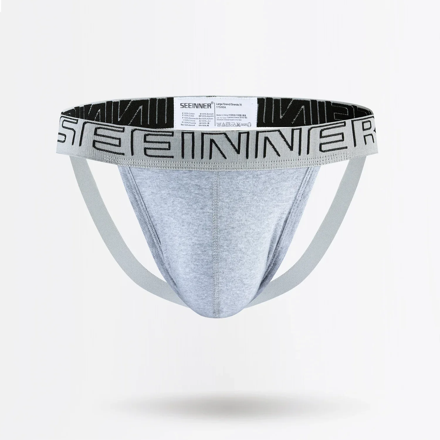 Jockstrap Athletic - เซ็กซี่ชายชุดชั้นในผ้าฝ้าย Tanga Hombre Homme Slip Cueca