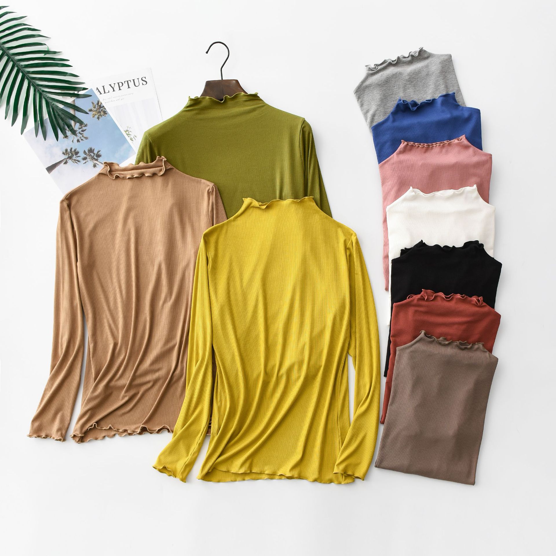 Undershirt Crew Neck - เสื้อยืดลายเชื้อราต้นไม้ที่กินได้เสื้อยืดตัวในฤดูใบไม้ผลิฤดูใบไม้ร่วงสำหรับผู้หญิงเสื้อยืดลายหน้ากากครึ่งแขนเสื้อซับในสีทึบบางๆ