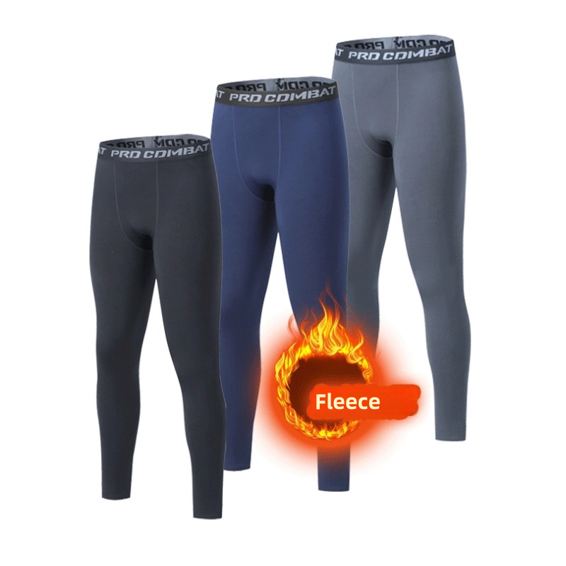 Compression Long Pant - ฤดูหนาวผู้ชายชุดชั้นในชายขนแกะกางเกงขายาวกางเกงยาวกางเกง Thermo การบีบอัดกางเกงกางเกง Tights เสื้อผ้าผู้ชาย 3XL