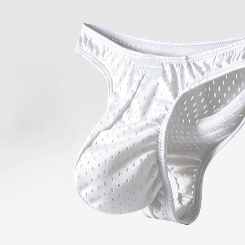 Mesh Sport Boxer - กางเกงในชายผ้าไหมตาข่าย ระบายอากาศดี กระเป๋าใหญ่ เอวต่ำ บางเฉียบ แห้งเร็ว