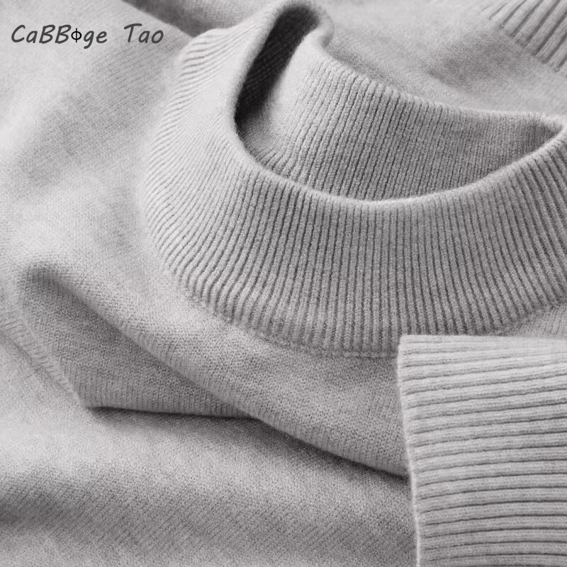 Thermal Long John - ฤดูใบไม้ร่วงใหม่ผู้ชาย Casual Mock เสื้อคอเต่าแขนยาว WARM Pullover