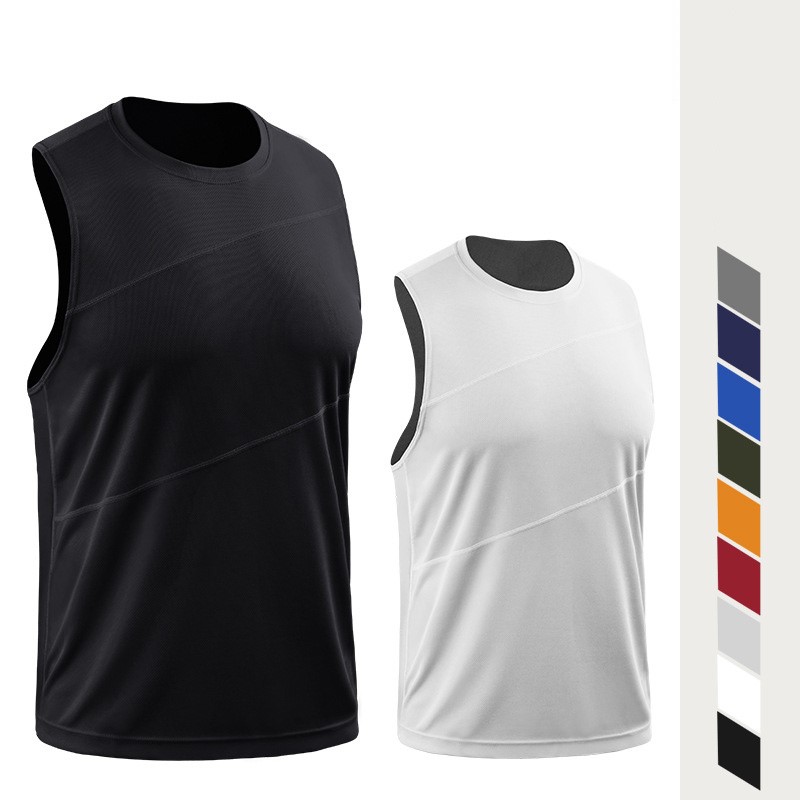 T Shirt Tight Fit - ผู้ใหญ่ผู้ชายผู้หญิงวิ่งกลางแจ้งเสื้อกระชับ GYM Tank Top ฟิตเนสเสื้อยืดกีฬาการออกกําลังกายบาสเกตบอลเสื้อกั๊กเสื้อผ้า V54