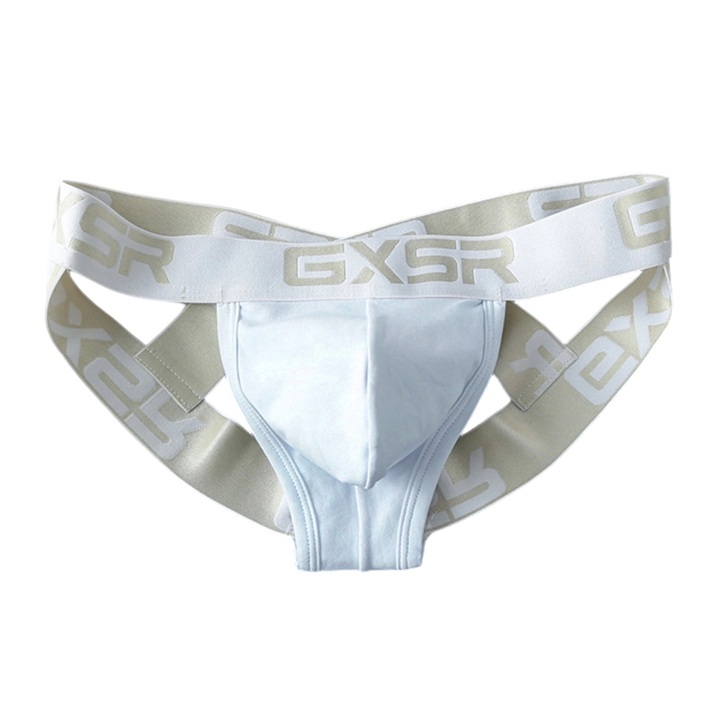 Pouch Boxer Pouch - กางเกงบ็อกเซอร์ชายระบายอากาศได้ดี พร้อมช่องรองรับอวัยวะเพศ สีพื้น ผ้าฝ้ายพิมพ์ลาย ออกแบบมาเพื่อความสบายและทนทาน