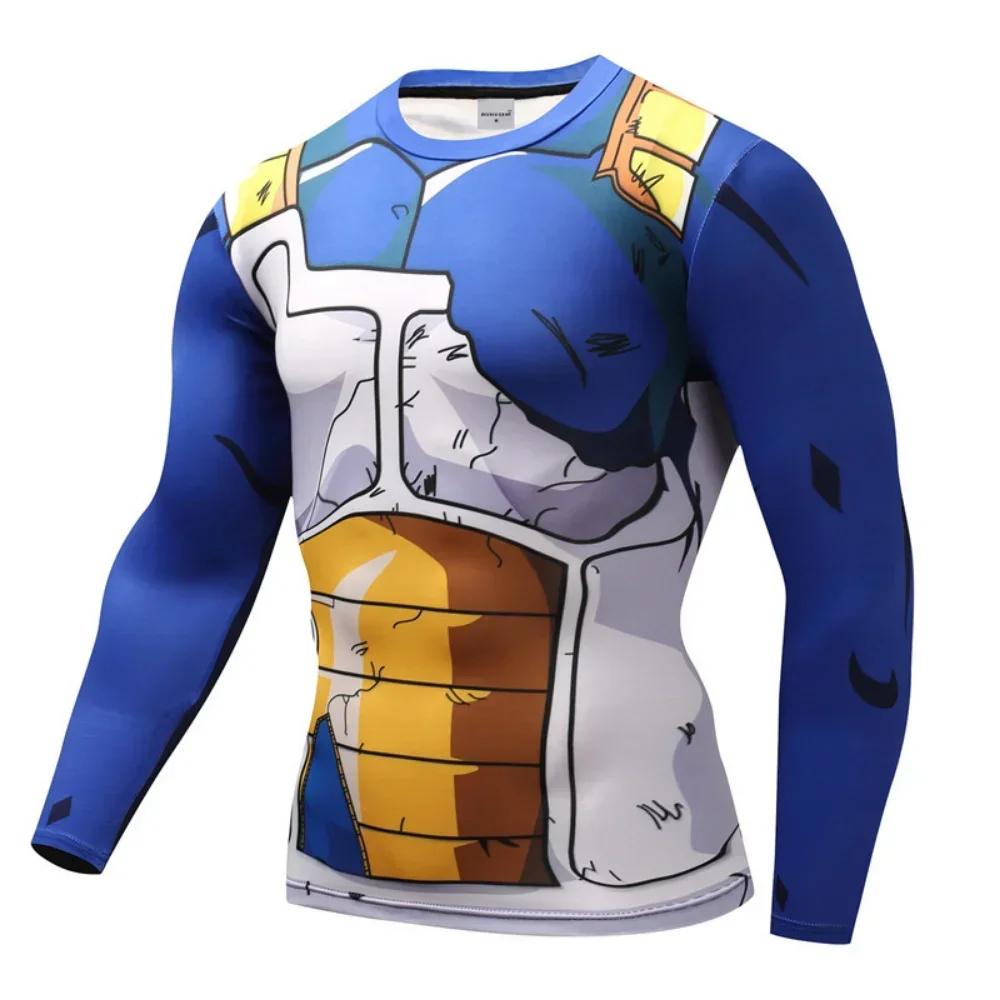 Compression Long Pant - Goku ผู้ชาย Skinny Legging การบีบอัด Tights