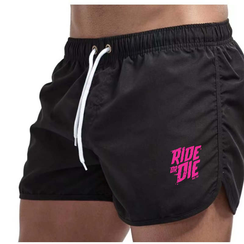 Trunk Breathable Men - กางเกงว่ายน้ำชาย กางเกงว่ายน้ำแห้งเร็ว กางเกงชายหาด ชุดว่ายน้ำ ระบายอากาศได้ดี มีเชือกผูกพร้อมกระเป๋า