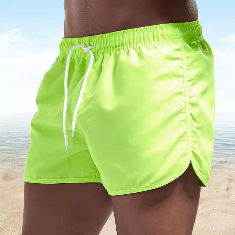 Trunk Breathable Men - กางเกงว่ายน้ำชายแบรนด์ดังสำหรับฤดูร้อนปี 2025 ชุดชายหาดสุดเซ็กซี่ กางเกงว่ายน้ำเอวต่ำ ระบายอากาศได้ดี เหมาะสำหรับเล่นเซิร์ฟ