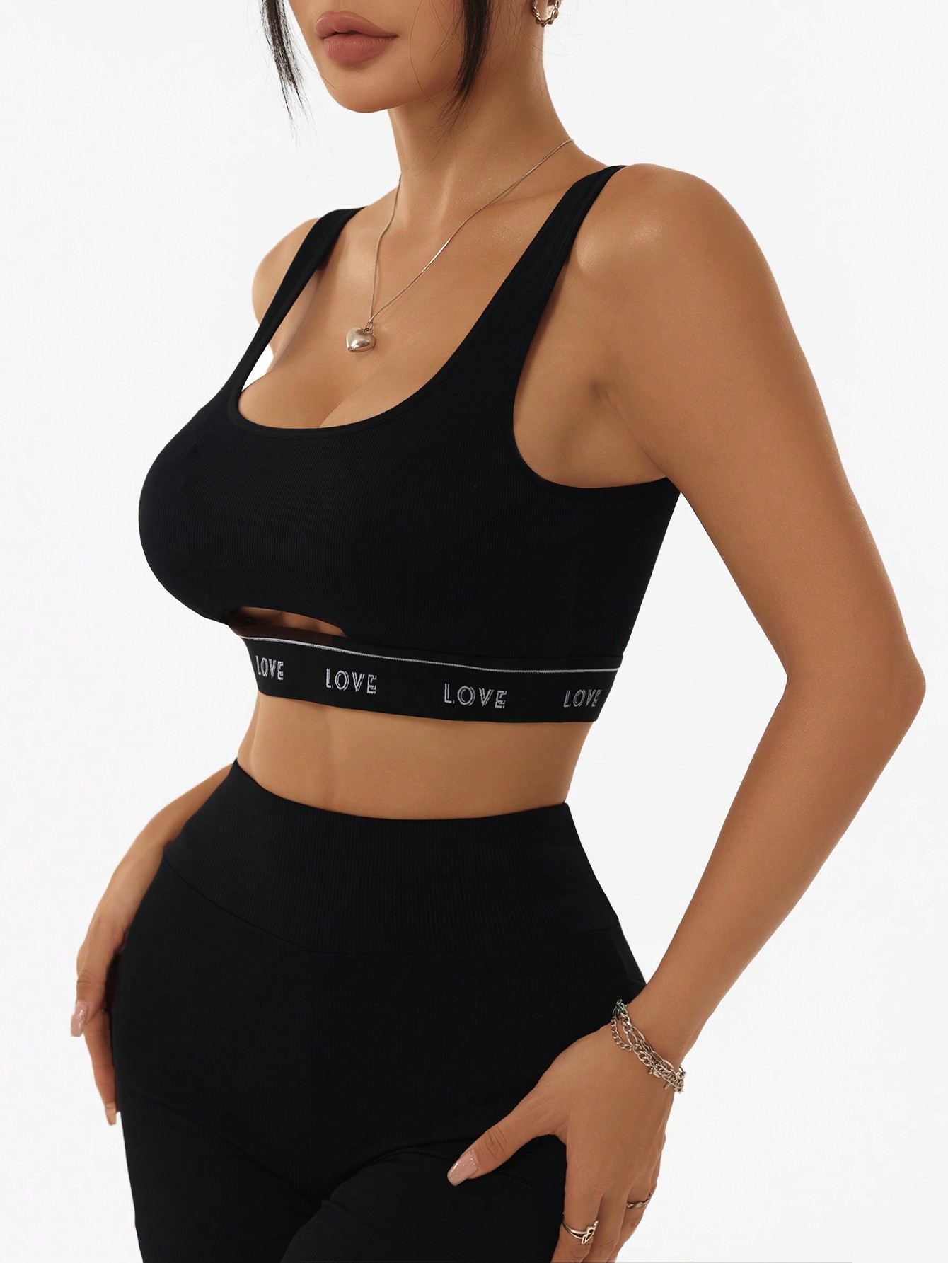 เสื้อชั้นในกีฬาผู้หญิงแบบมีริบ - Tank Top Ribbed บทวิจารณ์และราคา