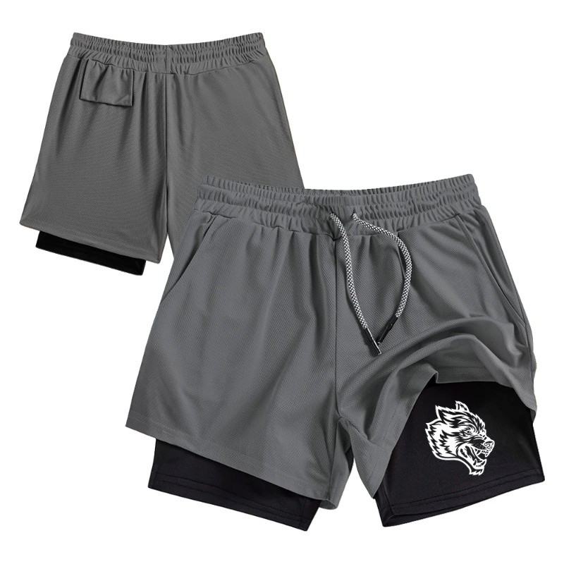 กางเกงขาสั้นวิ่งผู้ชายสไตล์สตร - Compression Shorts Athletes บทวิจารณ์และราคา