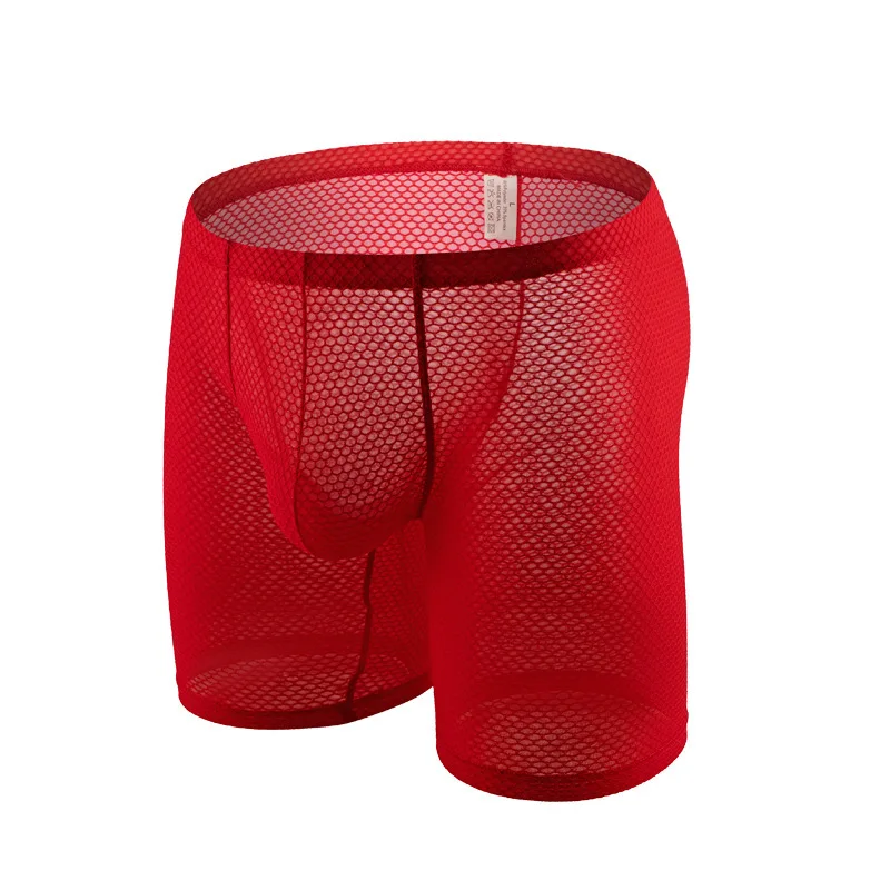 ผู้ชายชุดชั้นในเกย์ดูผ่านกางเก - Long Leg Trunk Men บทวิจารณ์และราคา