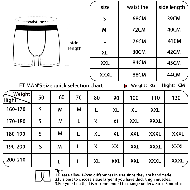 กางเกงบ็อกเซอร์กีฬาผู้ชายขายาว - Multi Pack Underwear บทวิจารณ์และราคา