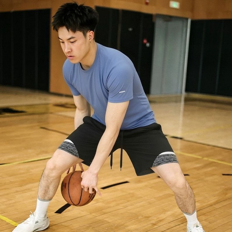 ชุดออกกำลังกาย เสื้อยืดคอกลมทร - Compression Shorts Athletes บทวิจารณ์และราคา