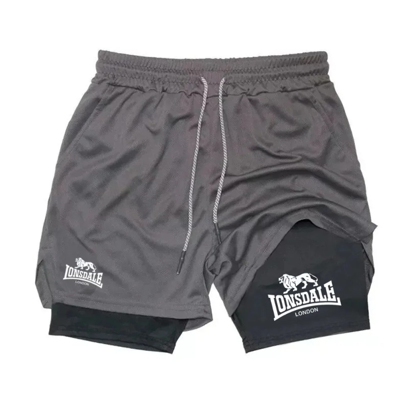 กางเกงวิ่ง 2 in 1 สำหรับผู้ชาย - Compression Shorts Athletes บทวิจารณ์และราคา