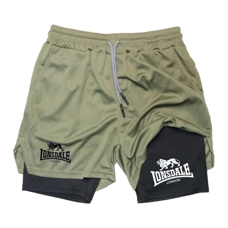 กางเกงวิ่ง 2 in 1 สำหรับผู้ชาย - Compression Shorts Athletes บทวิจารณ์และราคา