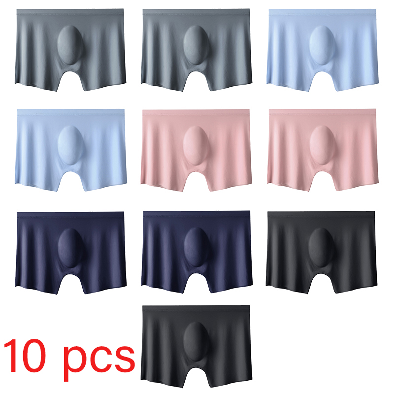 10 ชิ้น/ล็อตชายฤดูร้อนผ้าไหมน้ - Boxer Shorts Modal บทวิจารณ์และราคา