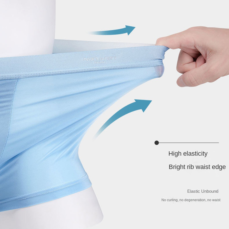 4pcs กางเกงขาสั้นนักมวยชายผ้าไ - Multi Pack Underwear บทวิจารณ์และราคา