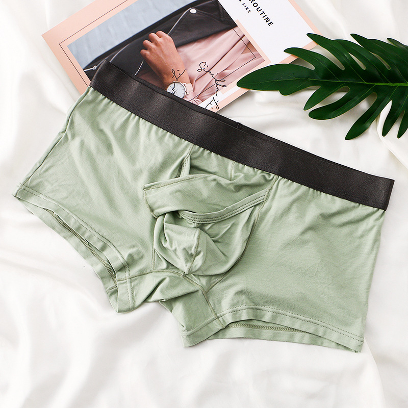 กางเกงบ็อกเซอร์ชายใยไผ่ กระเป๋ - Bamboo Fiber Trunk บทวิจารณ์และราคา