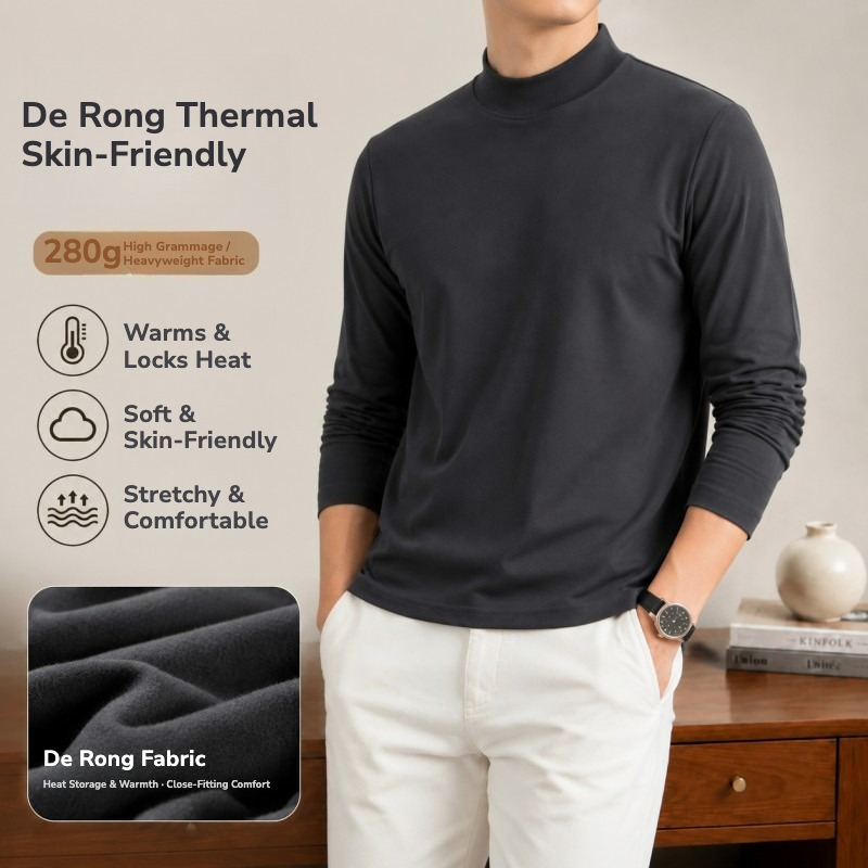 เสื้อเบสเลเยอร์คอสูงแขนยาวแบบส - Base Layer Top บทวิจารณ์และราคา