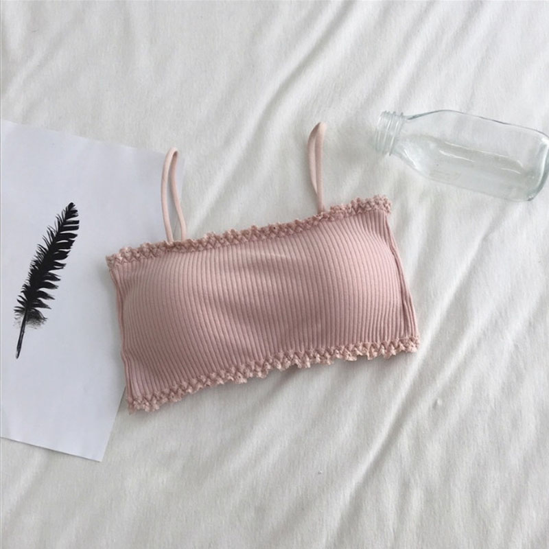 บราผ้าฝ้ายสำหรับผู้หญิง บราเกา - Suspender Tank Top บทวิจารณ์และราคา