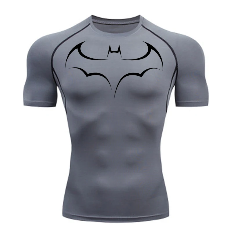 เสื้อยืดผู้ชายพิมพ์ลายค้างคาว  - T Shirt Tight Fit บทวิจารณ์และราคา