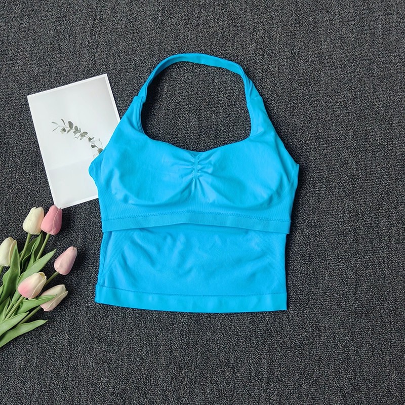 เสื้อกล้ามออกกำลังกายแบบไร้ตะเ - Suspender Tank Top บทวิจารณ์และราคา