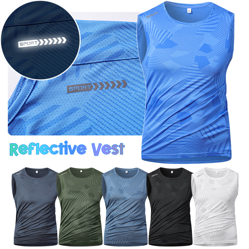 เสื้อกั๊กสะท้อนแสงสำหรับผู้ชาย - Sleeveless Undershirt บทวิจารณ์และราคา