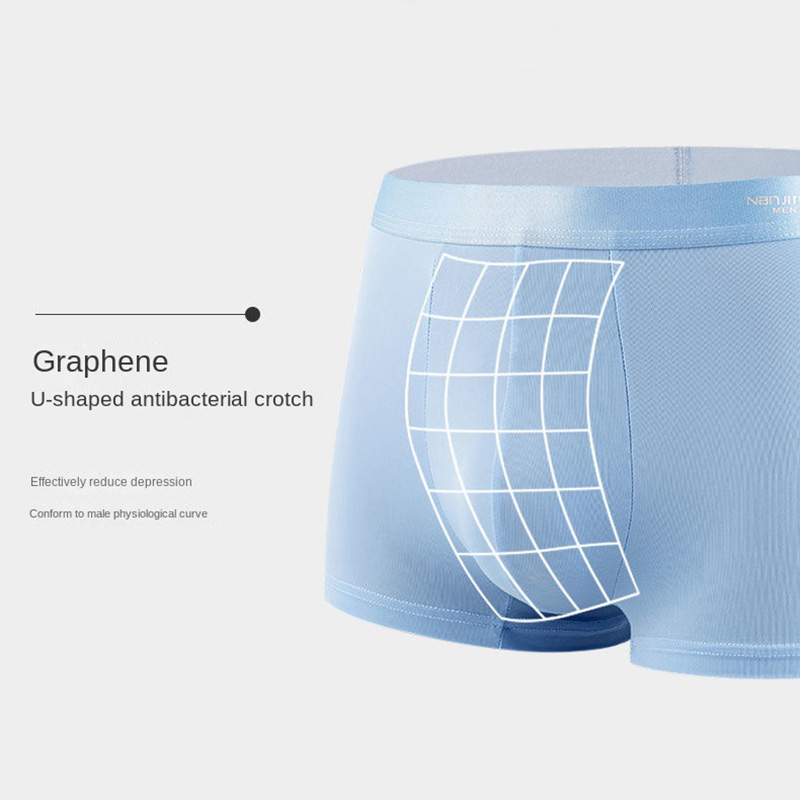 4pcs กางเกงขาสั้นผู้ชายผ้าไหมน - Multi Pack Underwear บทวิจารณ์และราคา