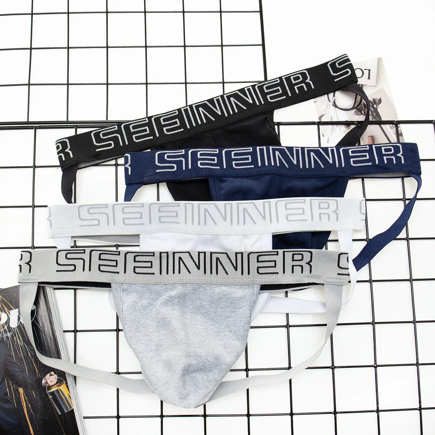 เซ็กซี่ชายชุดชั้นในผ้าฝ้าย Tan - Jockstrap Athletic บทวิจารณ์และราคา