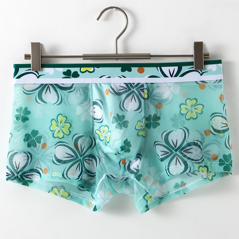 กางเกงบ็อกเซอร์ชายผ้าไหมน้ำแข็ - Mesh Sport Boxer บทวิจารณ์และราคา