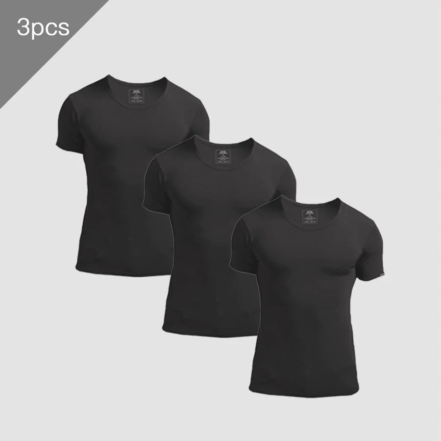 เสื้อยืดแขนสั้นฤดูร้อนสำหรับผู - Undershirt Crew Neck บทวิจารณ์และราคา