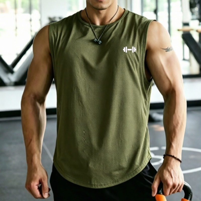เสื้อกล้ามตาข่ายแห้งเร็วพิมพ์ล - Undershirt Crew Neck บทวิจารณ์และราคา
