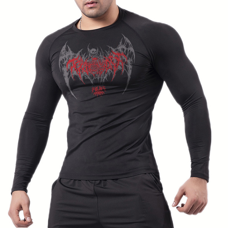 เสื้อคอมเพรสชั่นแขนยาวลายปีกหั - Base Layer Top บทวิจารณ์และราคา