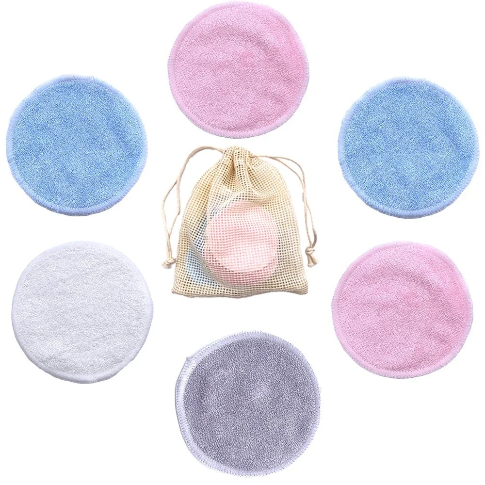 10PC แต่งหน้า Remover Pads ล้า - Bamboo Fiber Trunk บทวิจารณ์และราคา
