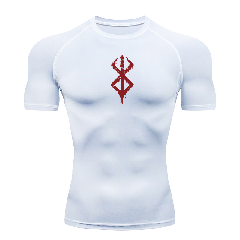 เสื้อยืดคอมเพรสชั่นพิมพ์ลายสำห - Base Layer Top บทวิจารณ์และราคา