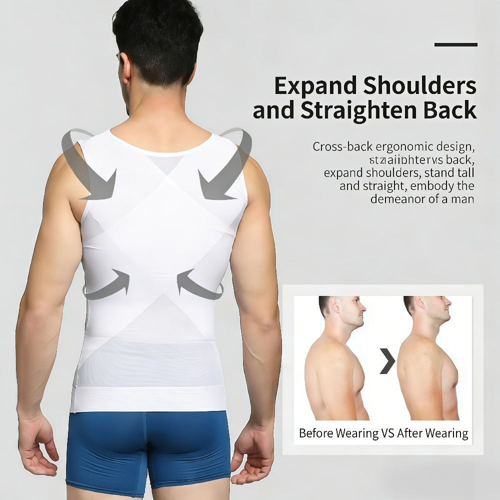เสื้อกล้ามกระชับสัดส่วนสำหรับผ - Sleeveless Undershirt บทวิจารณ์และราคา
