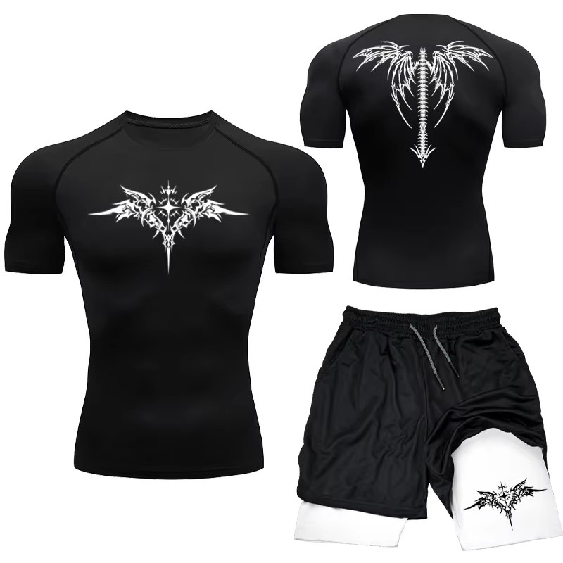 ผู้ชายใหม่ MMA การบีบอัดกีฬาชุ - Compression Shorts Athletes บทวิจารณ์และราคา