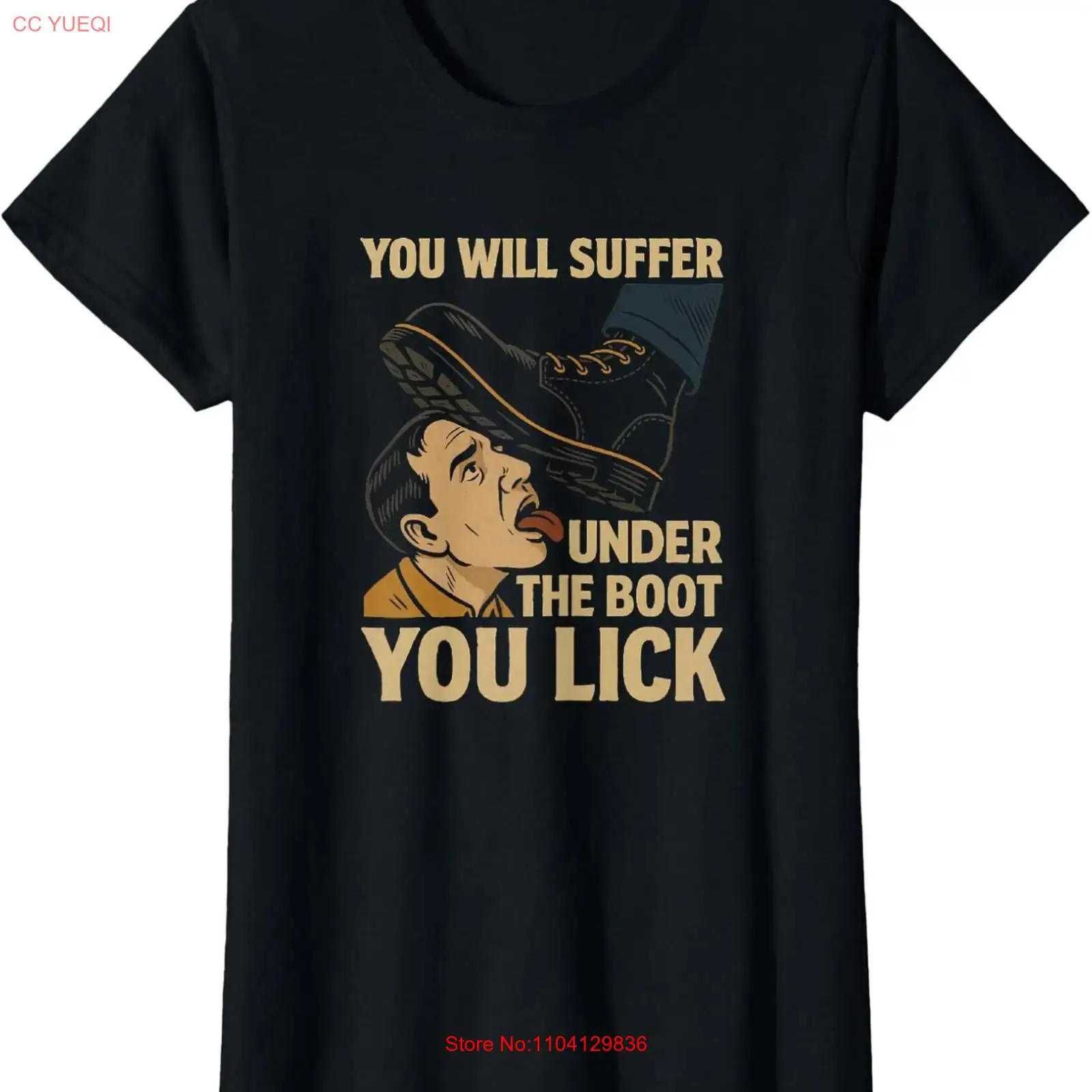 คุณจะต้องเผชิญหน้ากับการประท้ว - Undershirt Crew Neck บทวิจารณ์และราคา