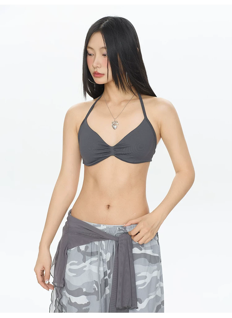 บราออกกำลังกายไร้ตะเข็บสไตล์บิ - Suspender Tank Top บทวิจารณ์และราคา