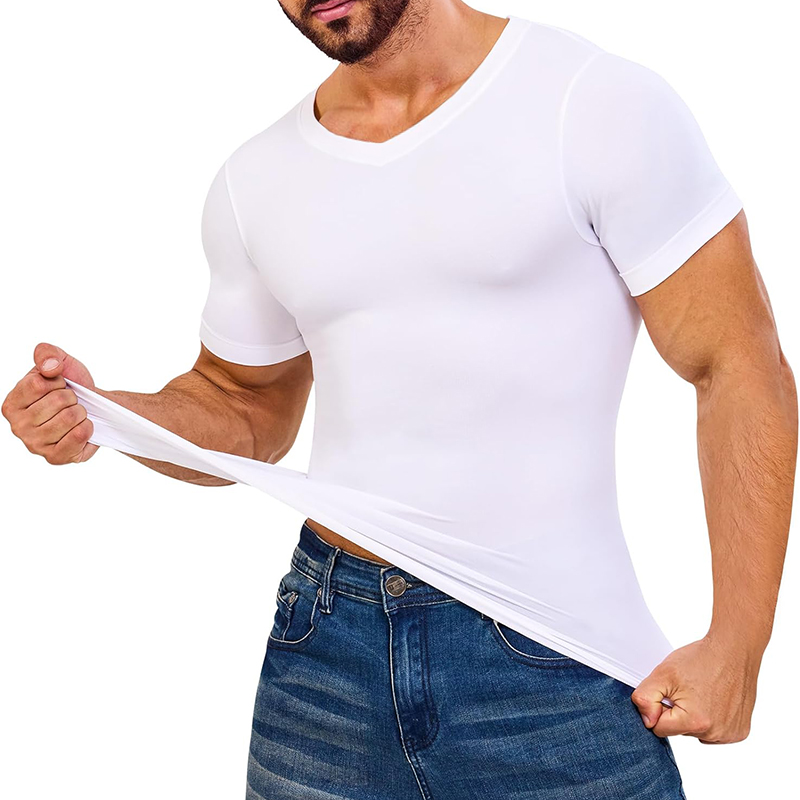 ผู้ชาย V คอเสื้อแขนสั้น Body S - Undershirt Crew Neck บทวิจารณ์และราคา