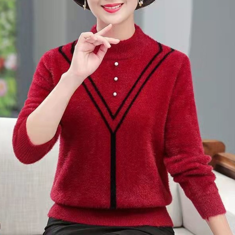 เสื้อสเวตเตอร์ถักแขนยาวแบบสวมห - Undershirt Crew Neck บทวิจารณ์และราคา