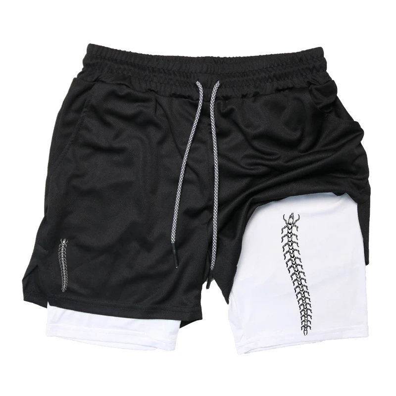 กางเกงวิ่ง 2 in 1 สำหรับผู้ชาย - Compression Shorts Athletes บทวิจารณ์และราคา