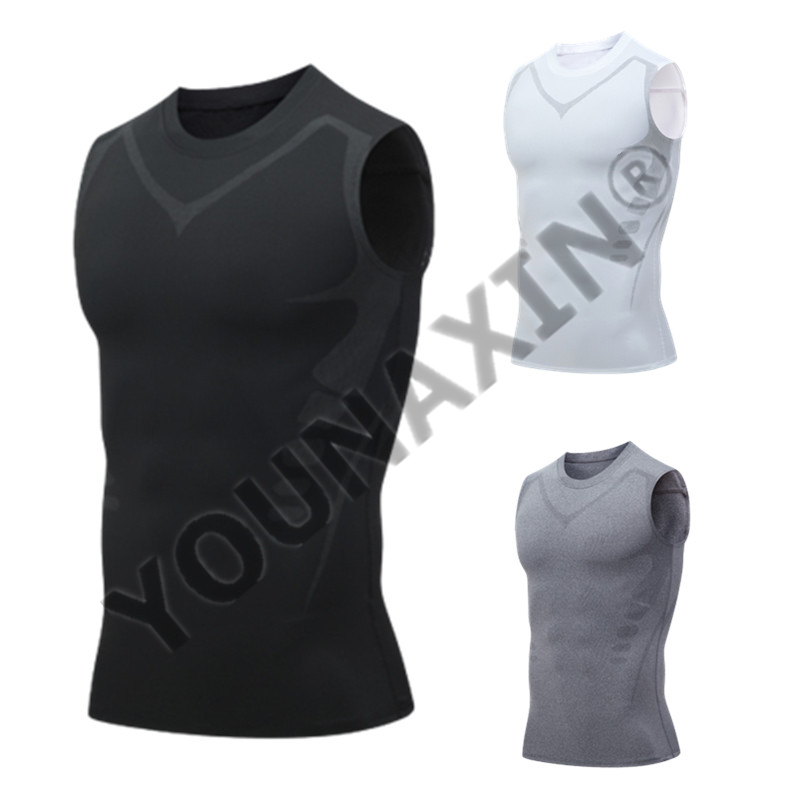 เสื้อยืดแขนกุดผู้ชาย 3 ชิ้น เส - Base Layer Top บทวิจารณ์และราคา