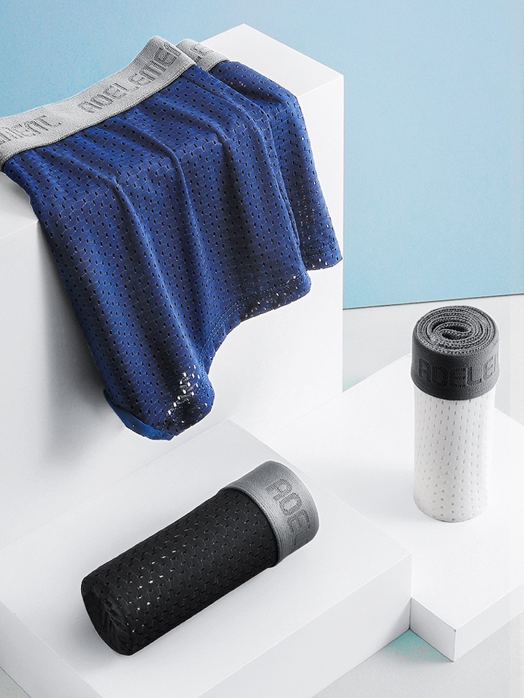 ชุดชั้นในชาย นักมวยชาย กีฬาตาข - Mesh Sport Boxer บทวิจารณ์และราคา
