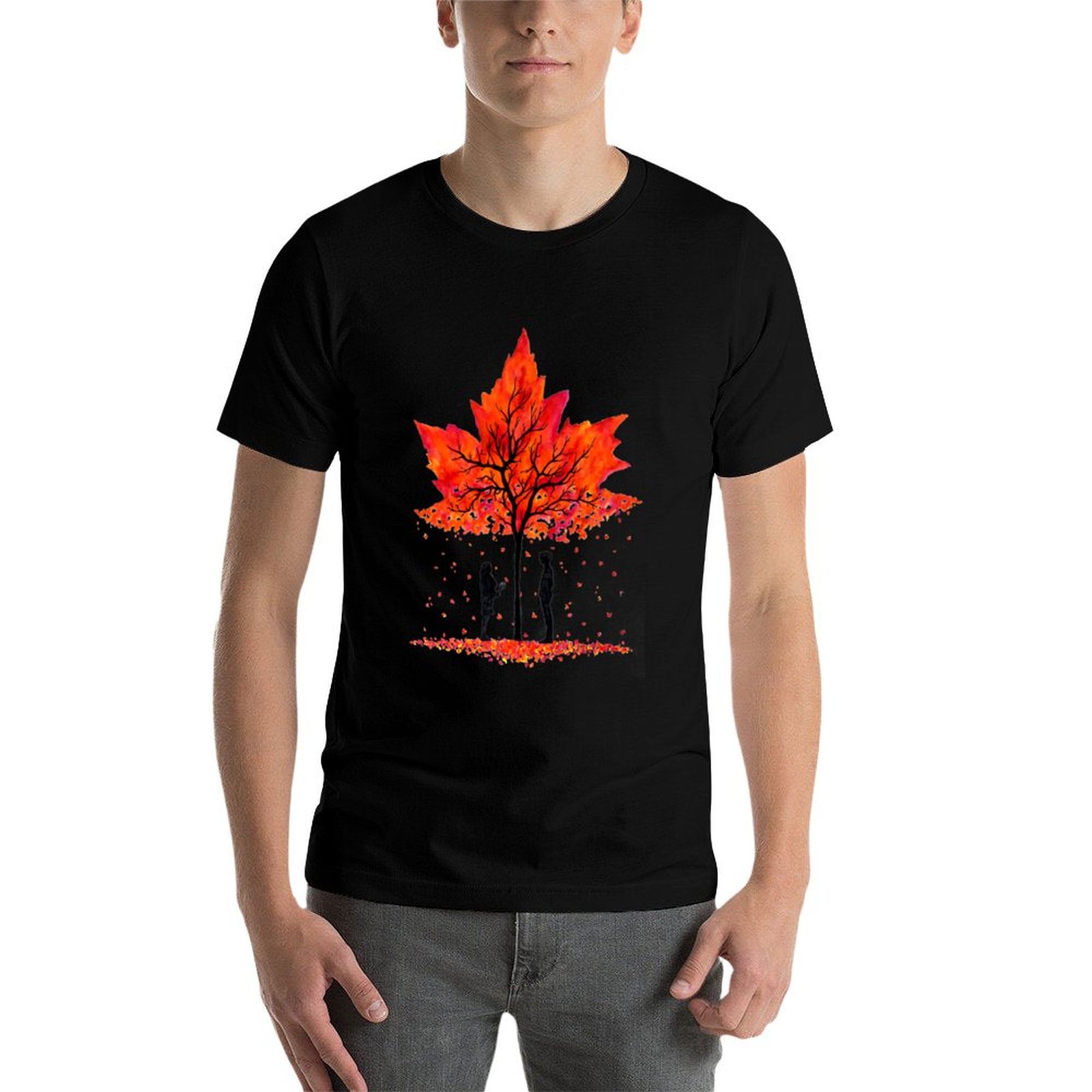 เสื้อยืด Love under the Maple  - Undershirt Crew Neck บทวิจารณ์และราคา